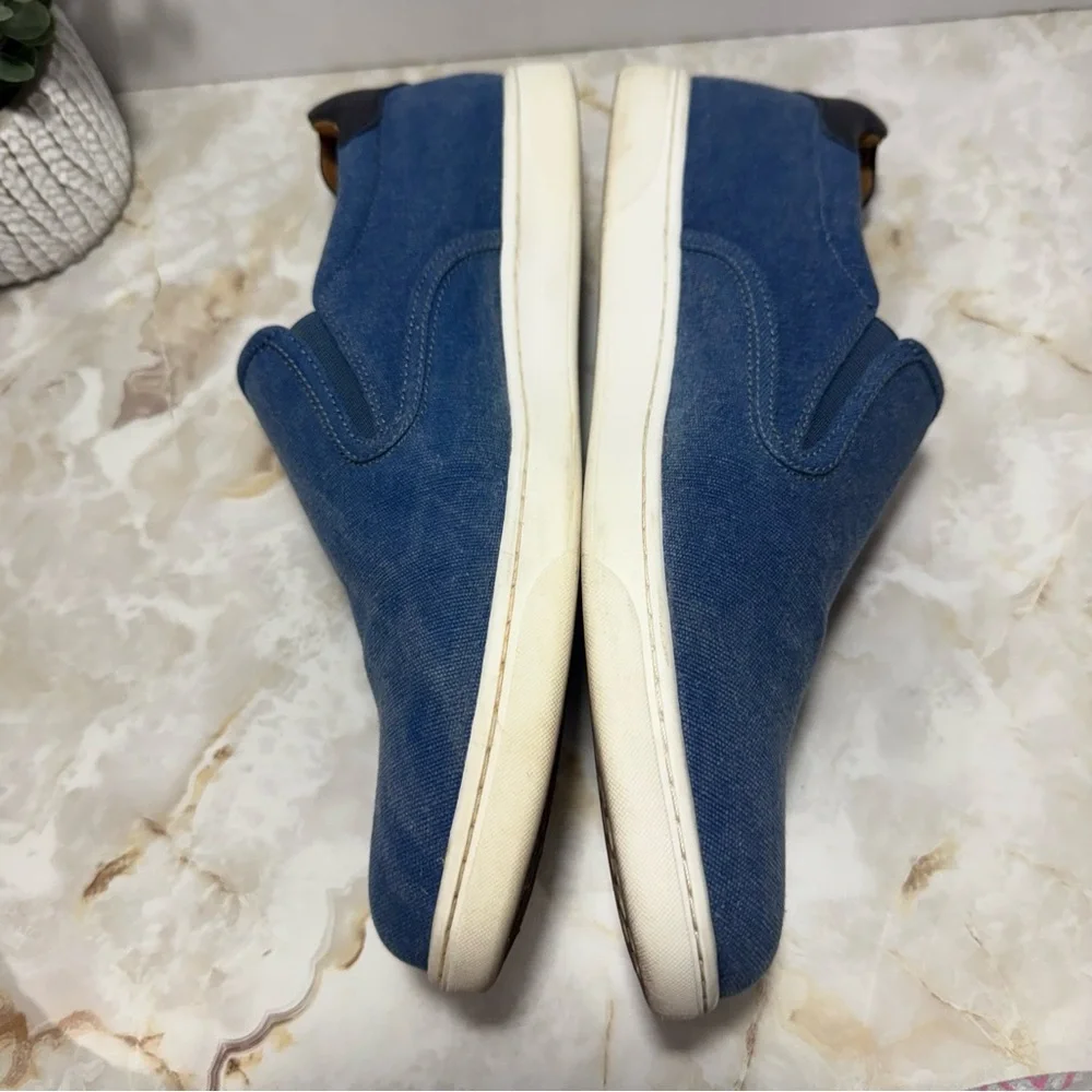 Vionic Mens Brody‎ Slip On Sneakers Canvas Upper Size 11 Minimalist Casual Comfy