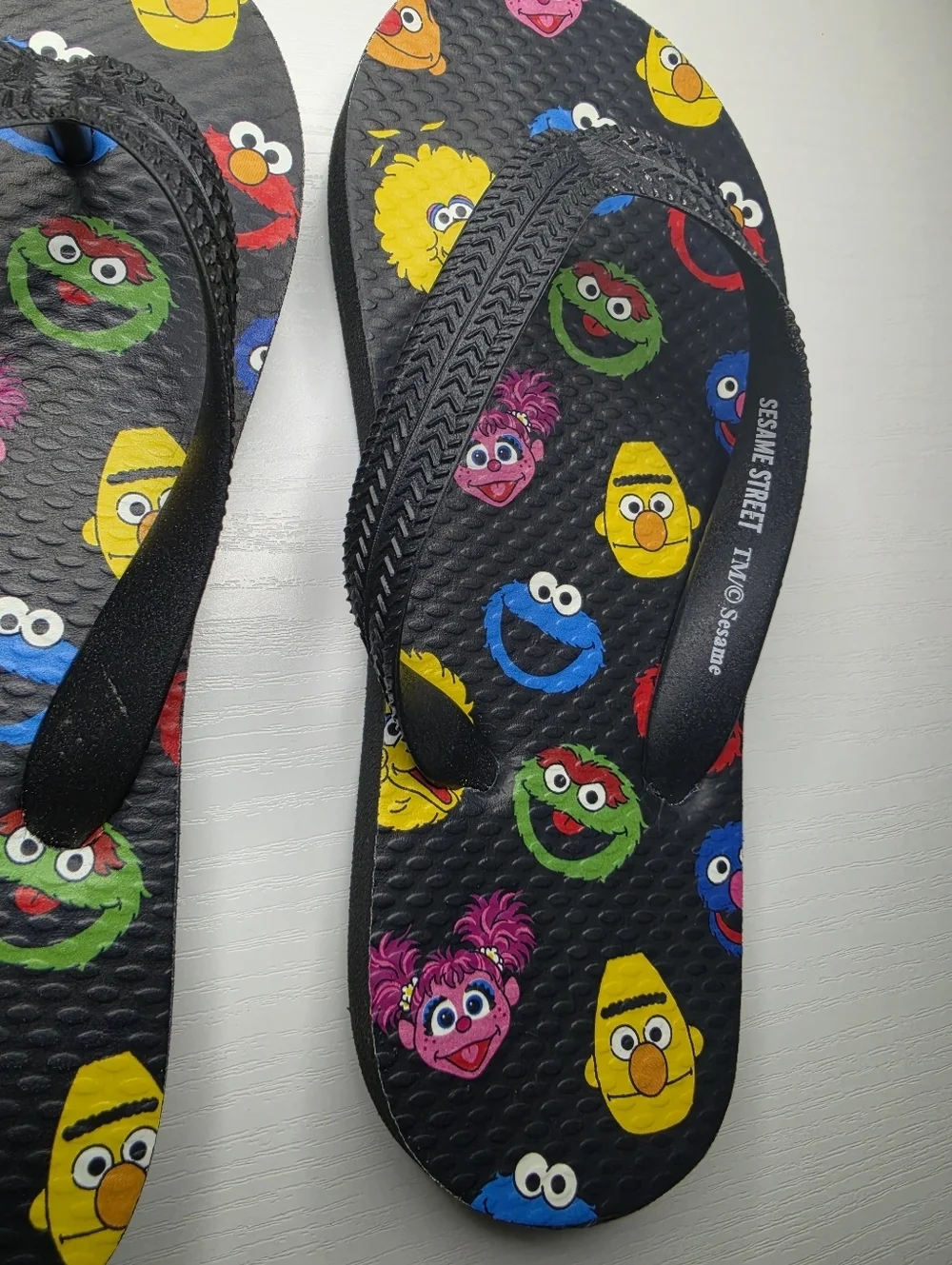 Colorful Sesame Street Flip Flops