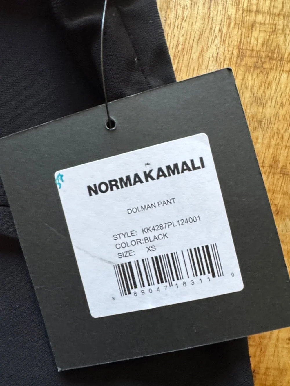 Norma Kamali Black Stretch dolman harem pants Leggings drop waist crotch NWT XS