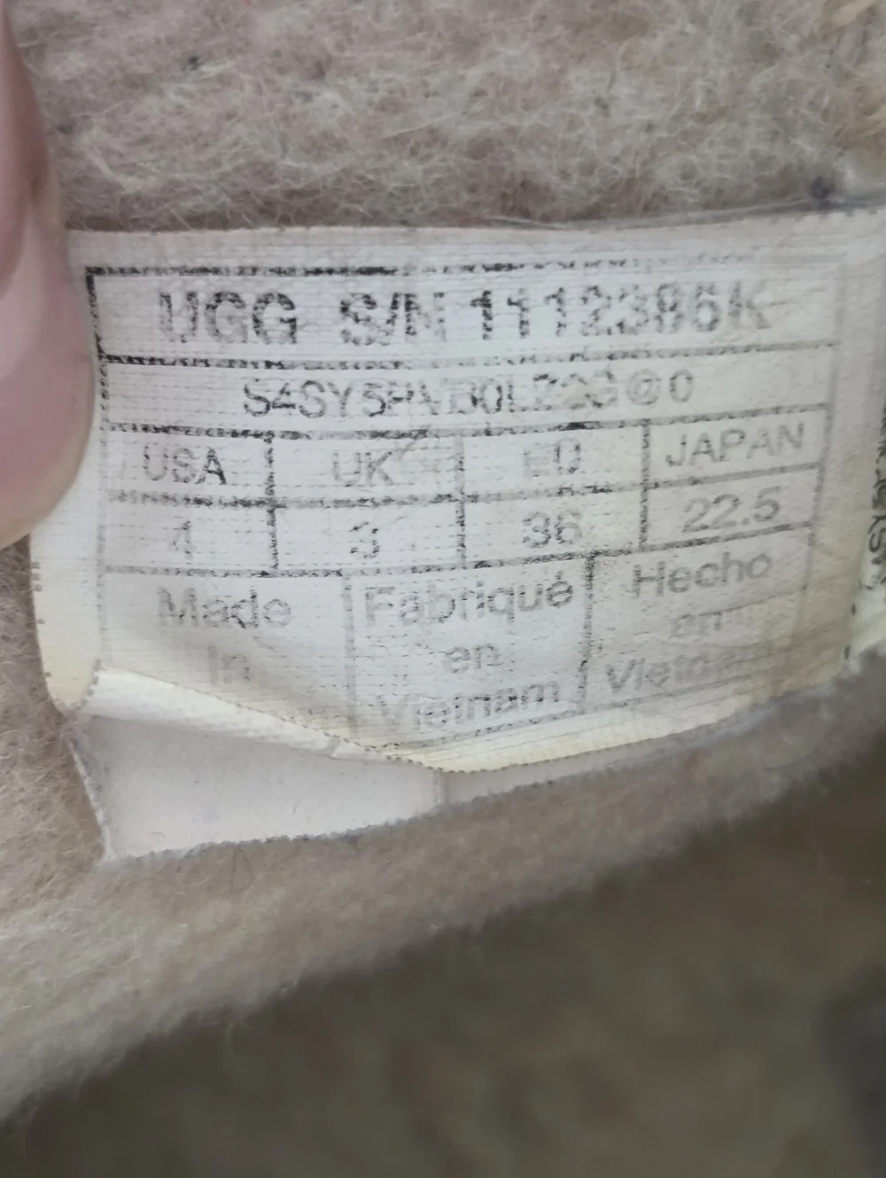 UGG yellow ankle
