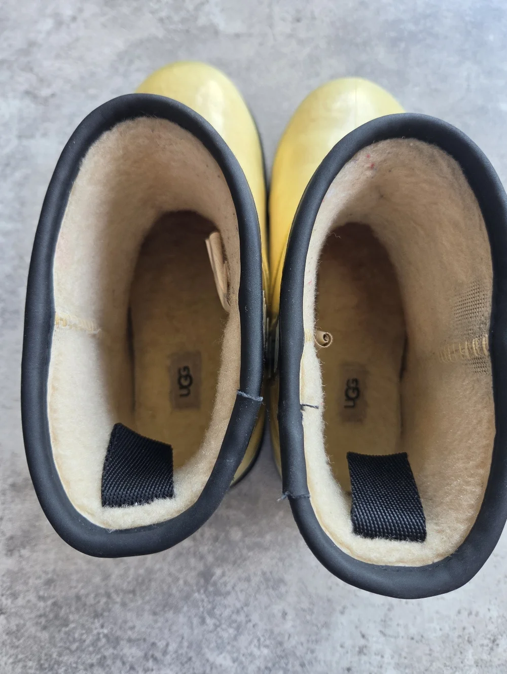 UGG yellow ankle