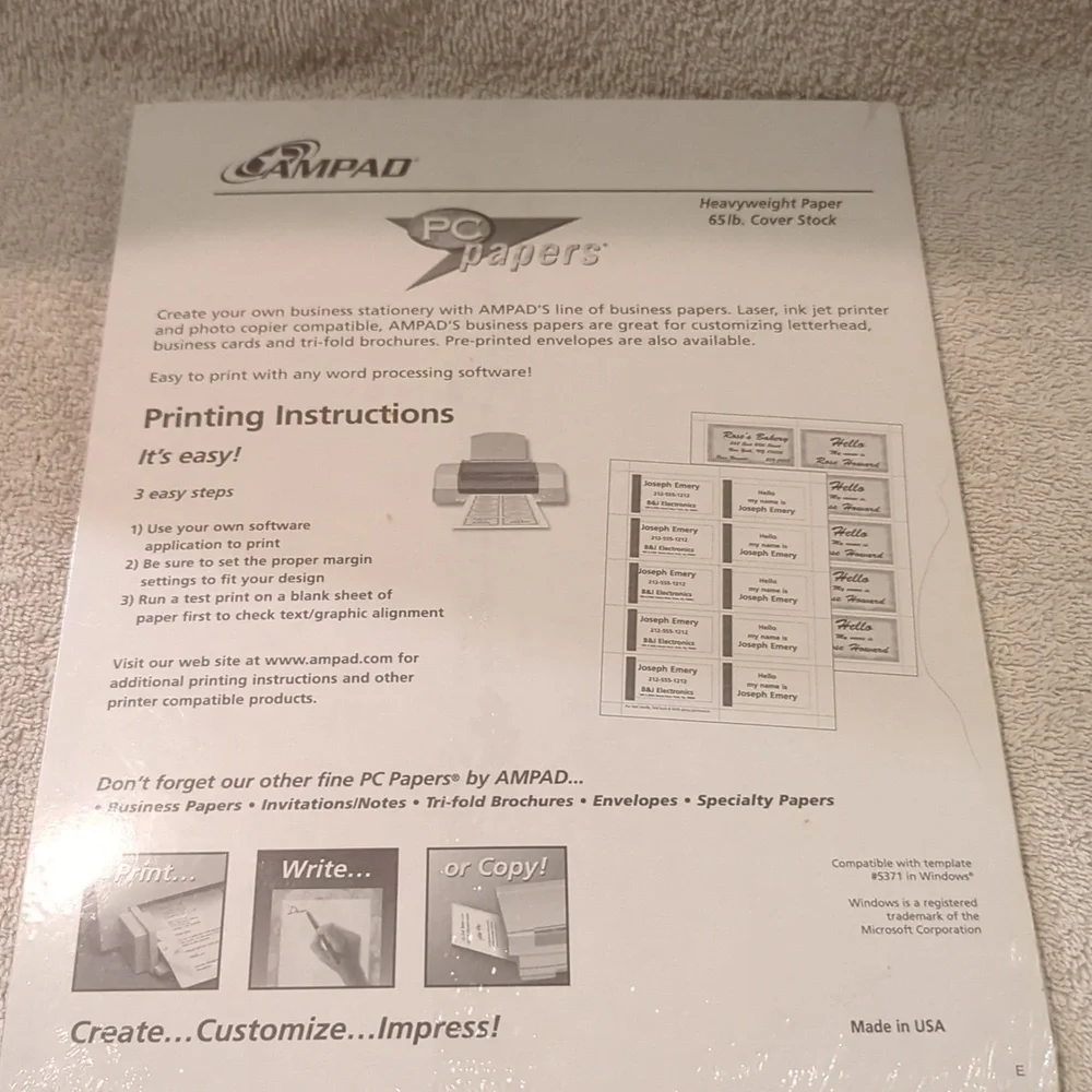 Avery clean edge