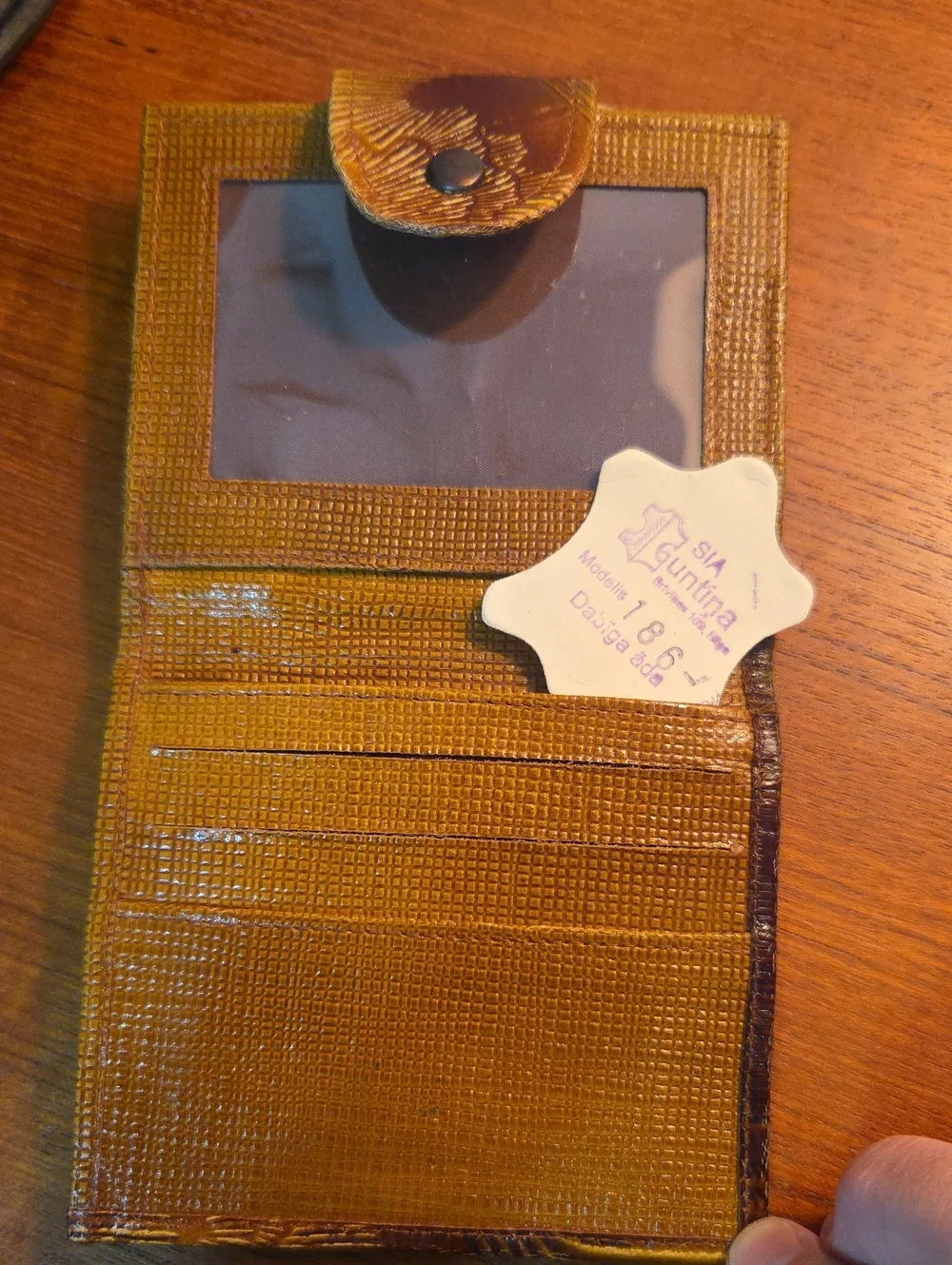Vintage compact embossed