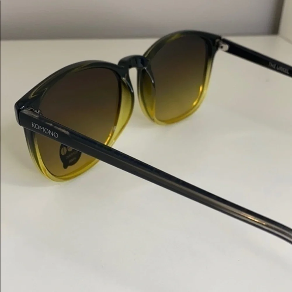 Komono Urkel Black/ Yellow New Sunglasses