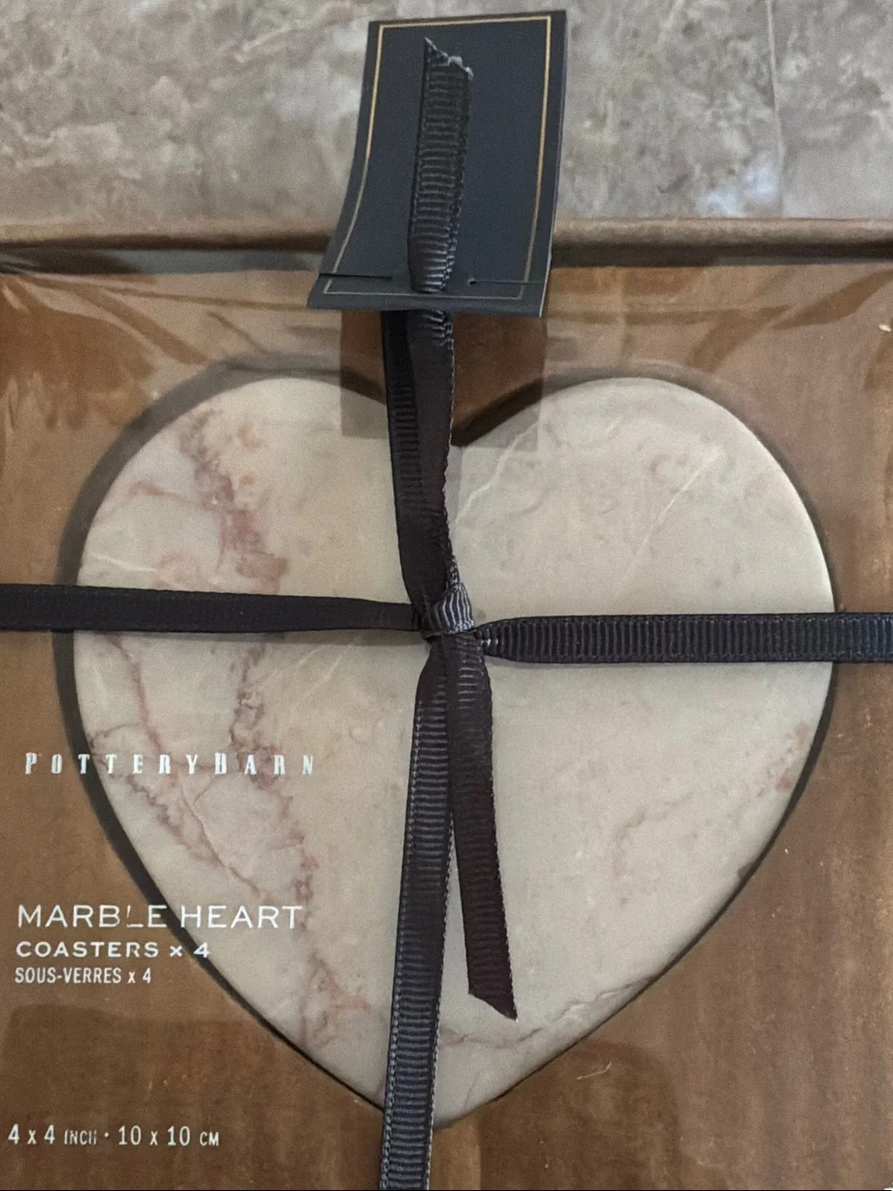 Pottery Barn set heart