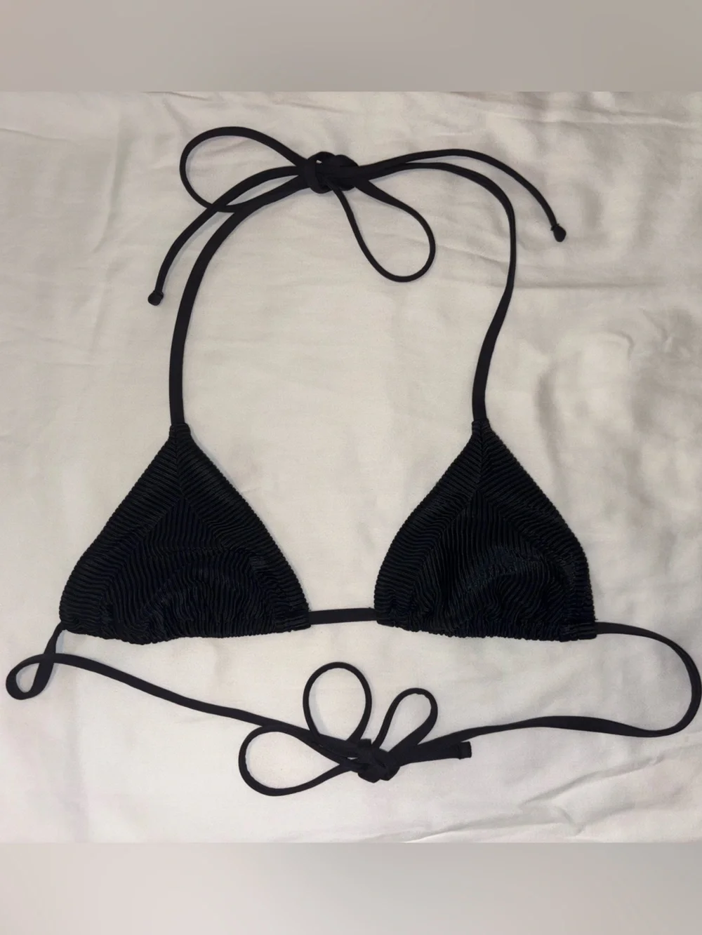 Frankies Bikinis top water textured