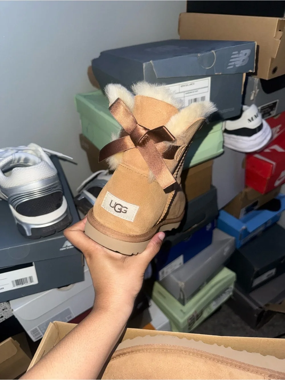 UGG chestnut suede