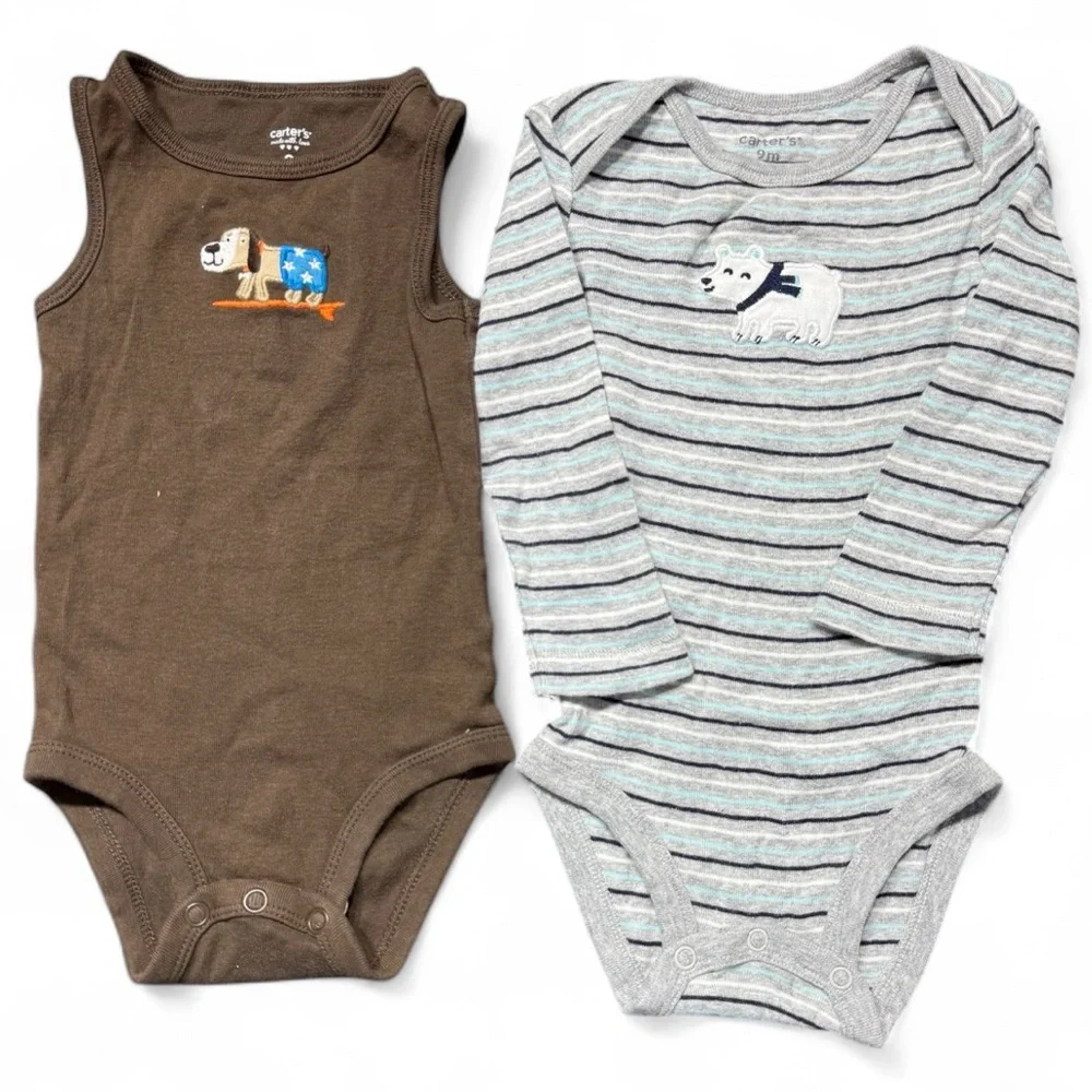 Carter's |  Baby Boy Onesies Bundle | 9M