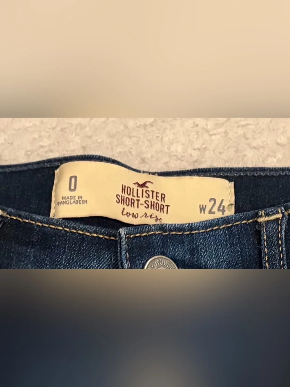Hollister denim shorts