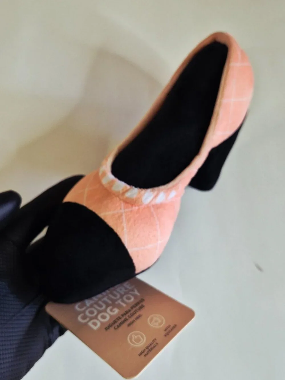 Heart to Tail Canine Couture Dog Toy High Heel, New with Tag