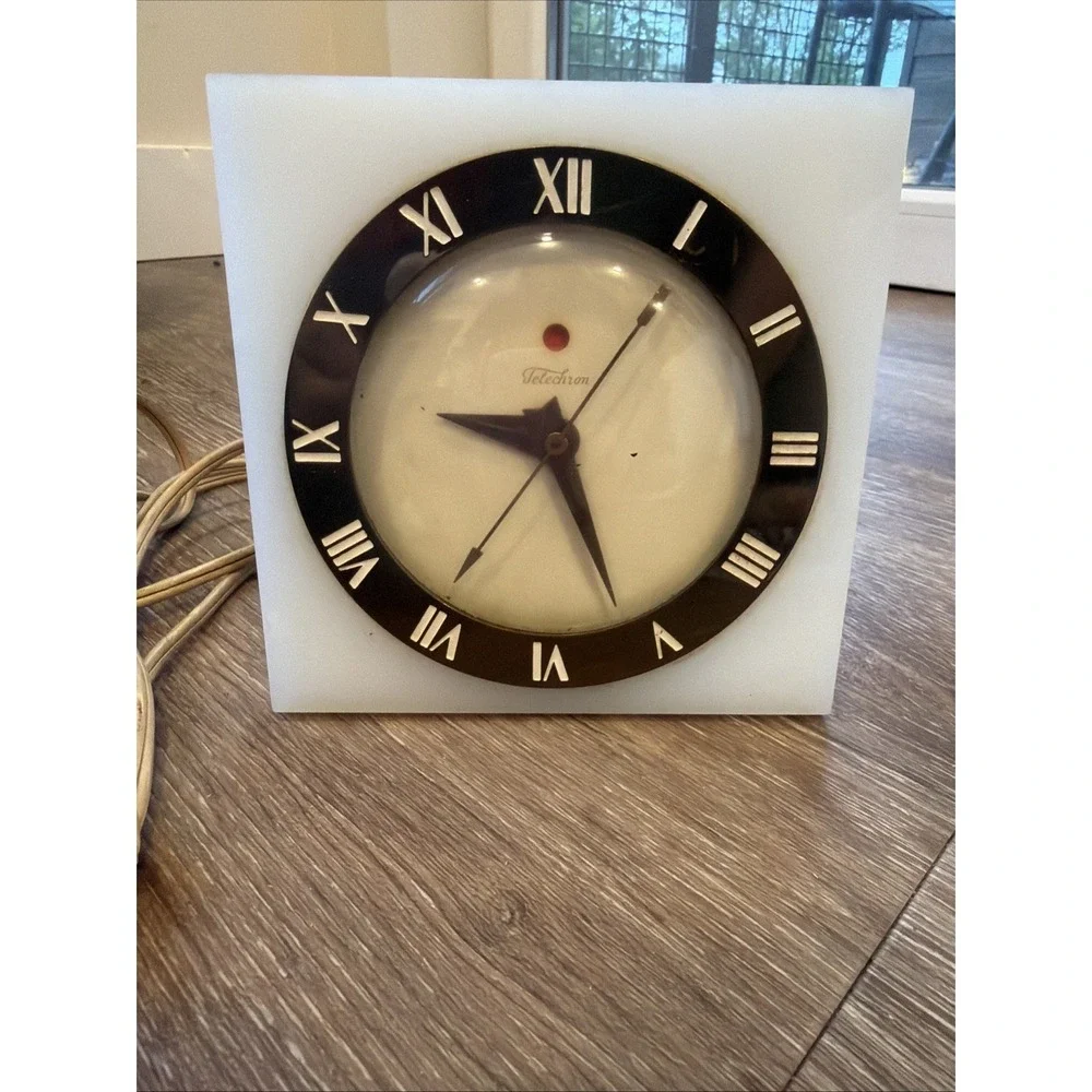 Telechron 4H55 The Statesman 1940s Vintage Desk Shelf Mantel Clock WORKS