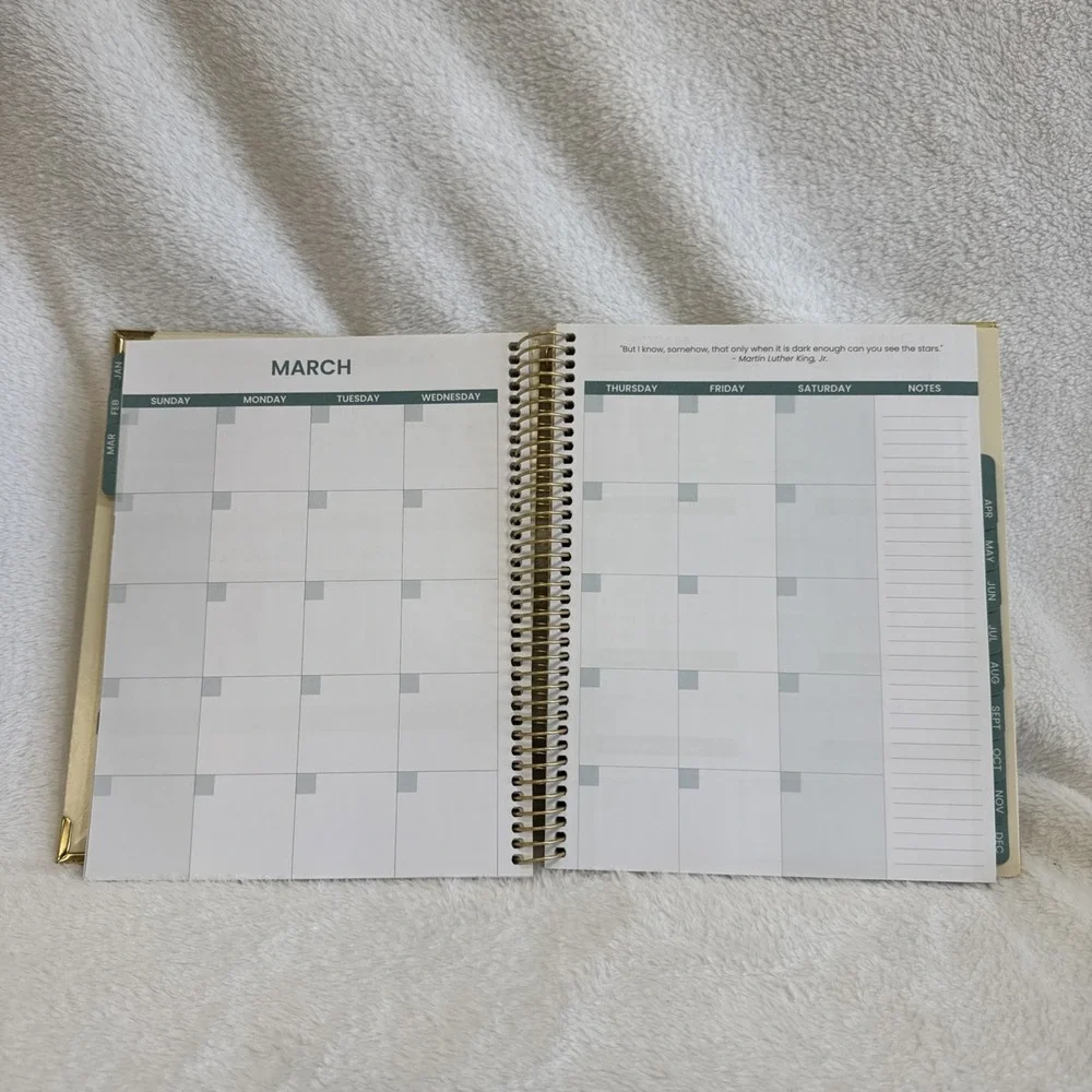Bloom Daily Planners gift pages
