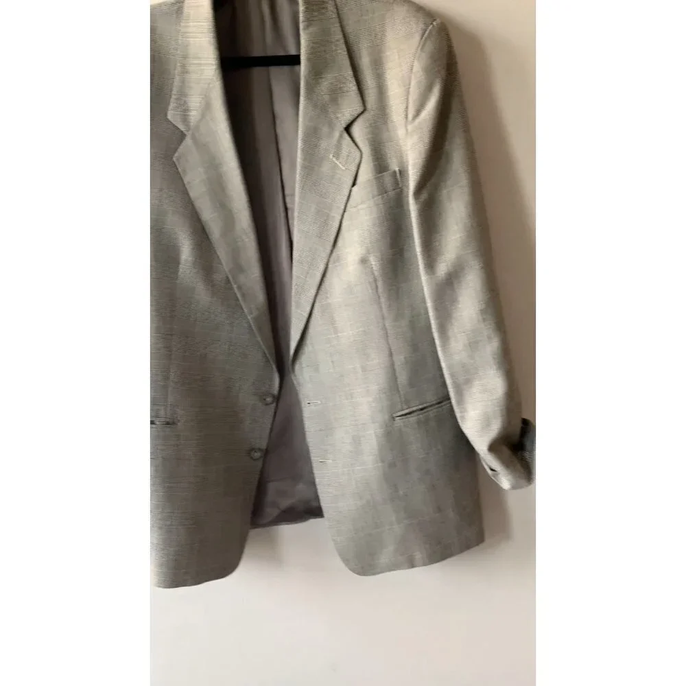 Vintage Levi's Exact Jacket‎ Men's Size 44L Blazer Checked Sport Coat 561M USA