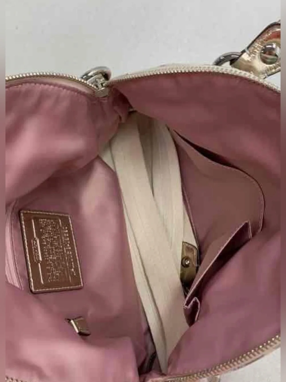 Y2K Coach Poppy Daisy Madras Plaid Satchel