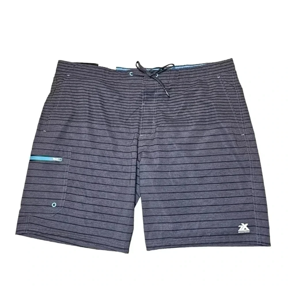 Zeroxposur Swim‎ Trunks/Shorts - Mens Size XXL - Black/Grey/Blue