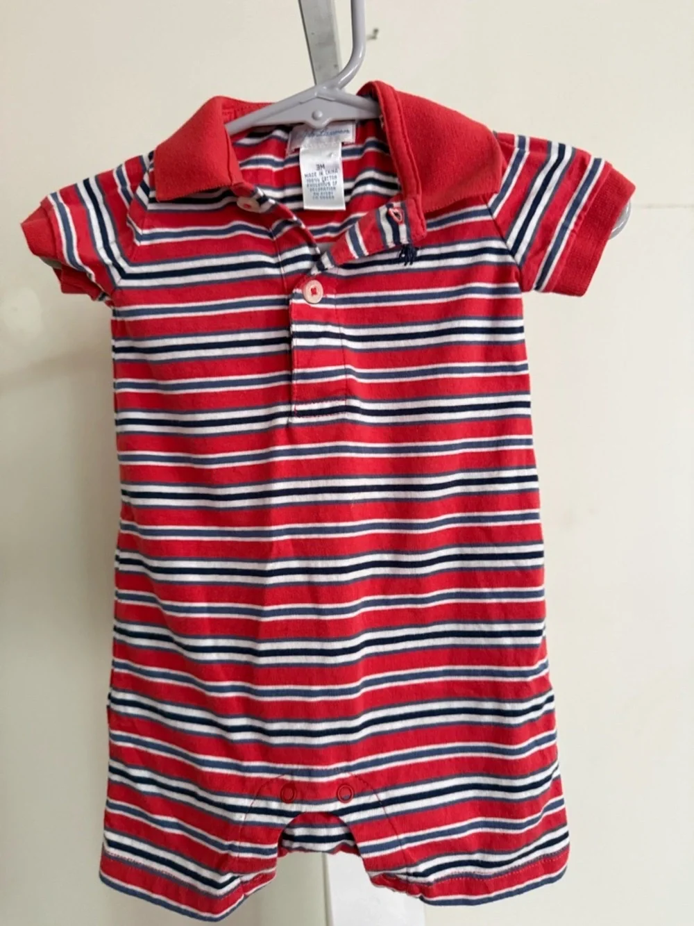 Ralph Lauren Striped Polo Romper