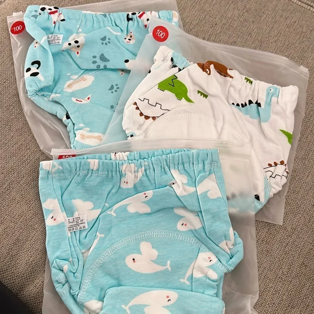 NEW Kids Animal Print Training Pants Underwear size 3-4 Years Old