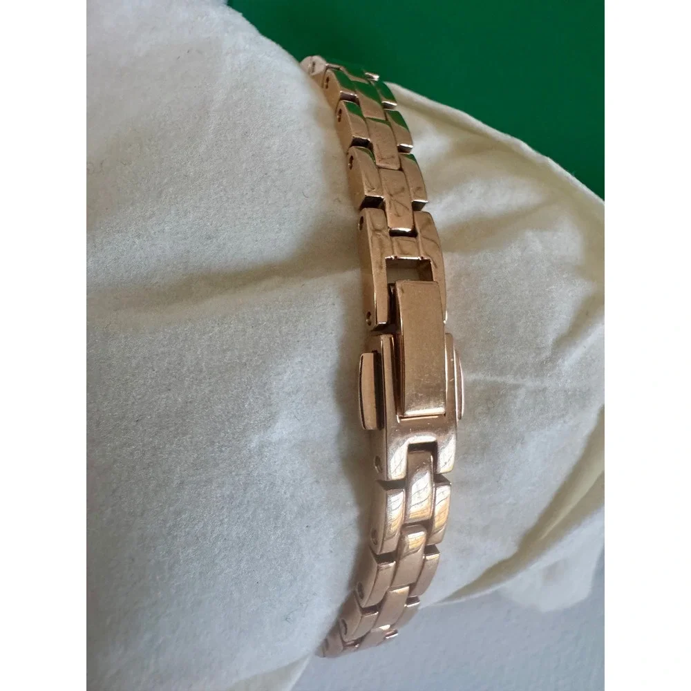 Citizen Eco-Drive E031 Rose Gold‎ Crystal Bezel Bracelet Watch Womens