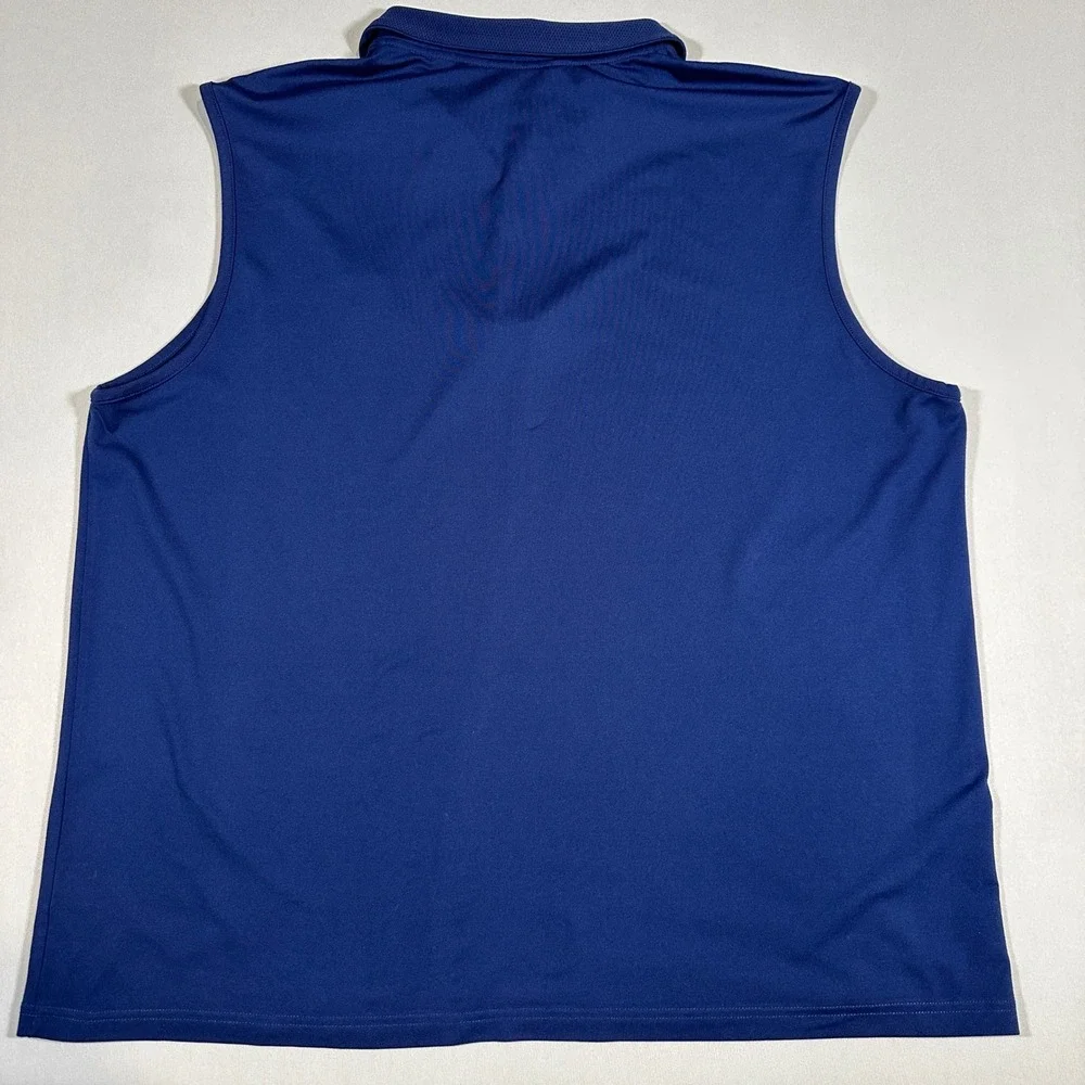 Polo Golf Ralph‎ Lauren Vest Mens XL Blue Quarter Zip Piedmont Driving Club Golf