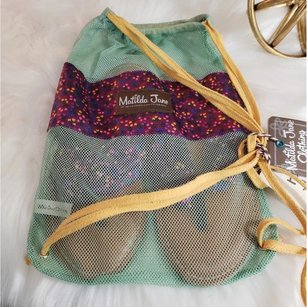 Matilda Jane Purple‎ Brilliant Daydream Toes in the Sand Sandals  Sz 7 NWT