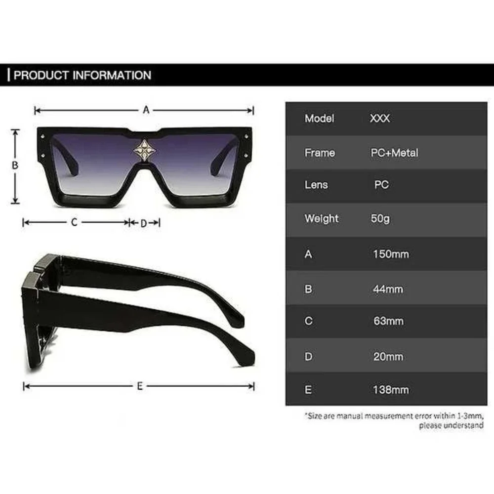N/A statement sunglasses