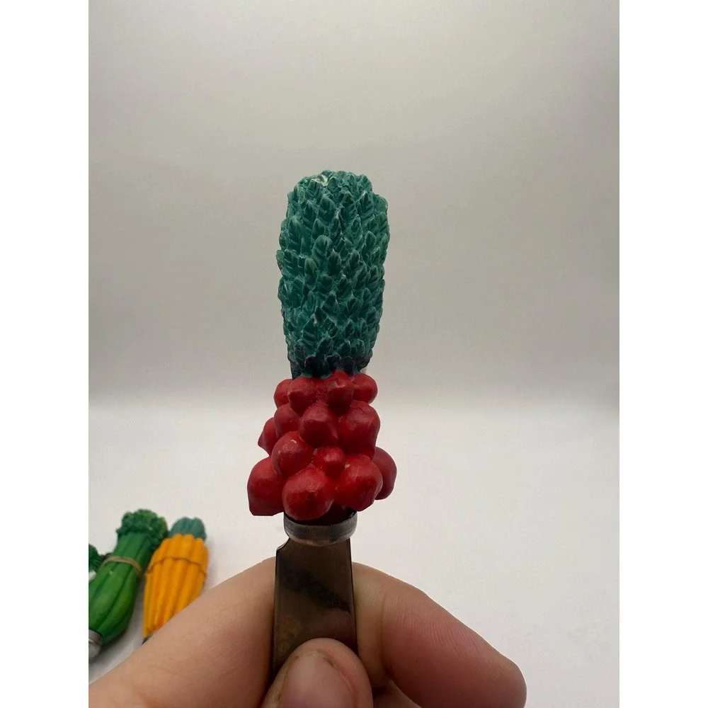 Vintage Vegetable Butter Knife Set‎ – Whimsical Garden Spreader Knives