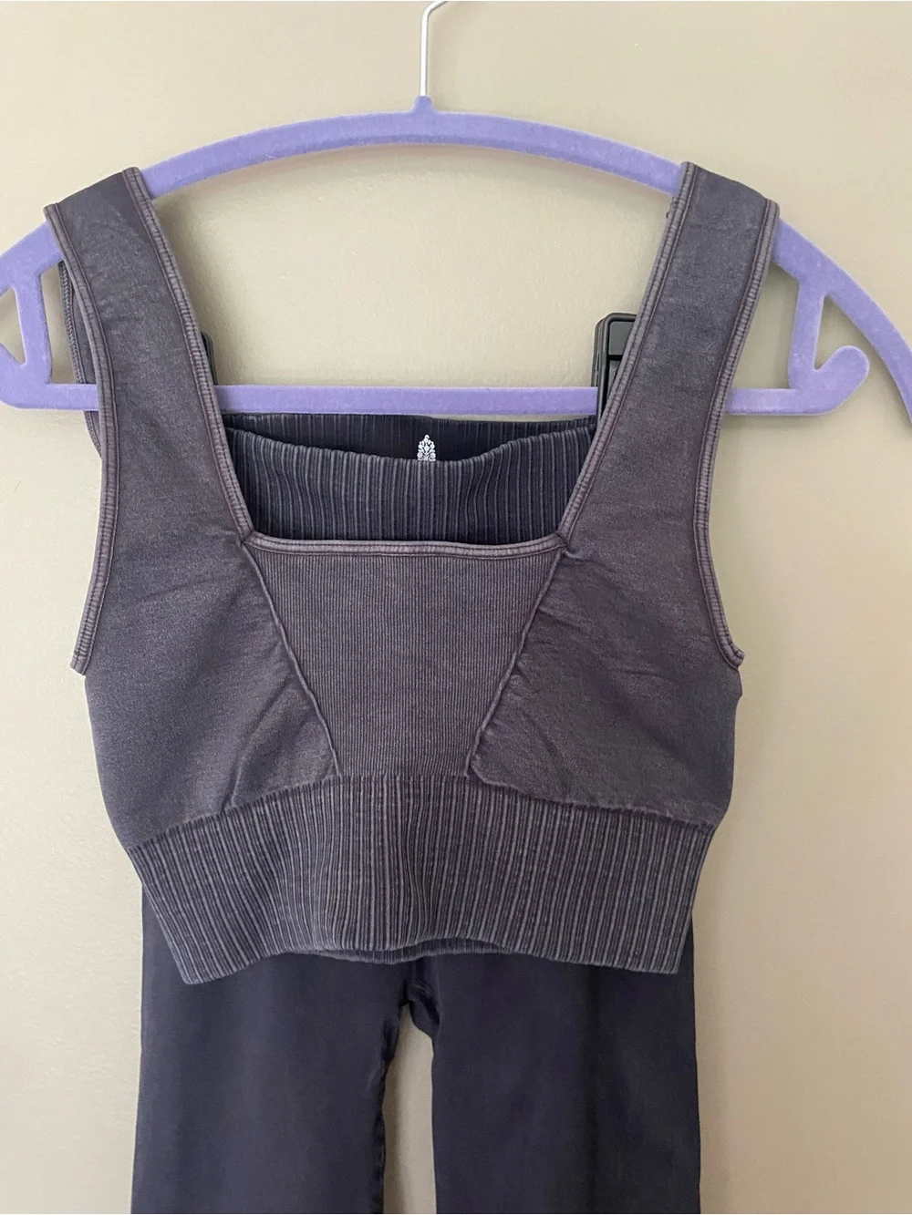 FREE PEOPLE MOVEMENT Good Karma Set XS/S Mineral Wash