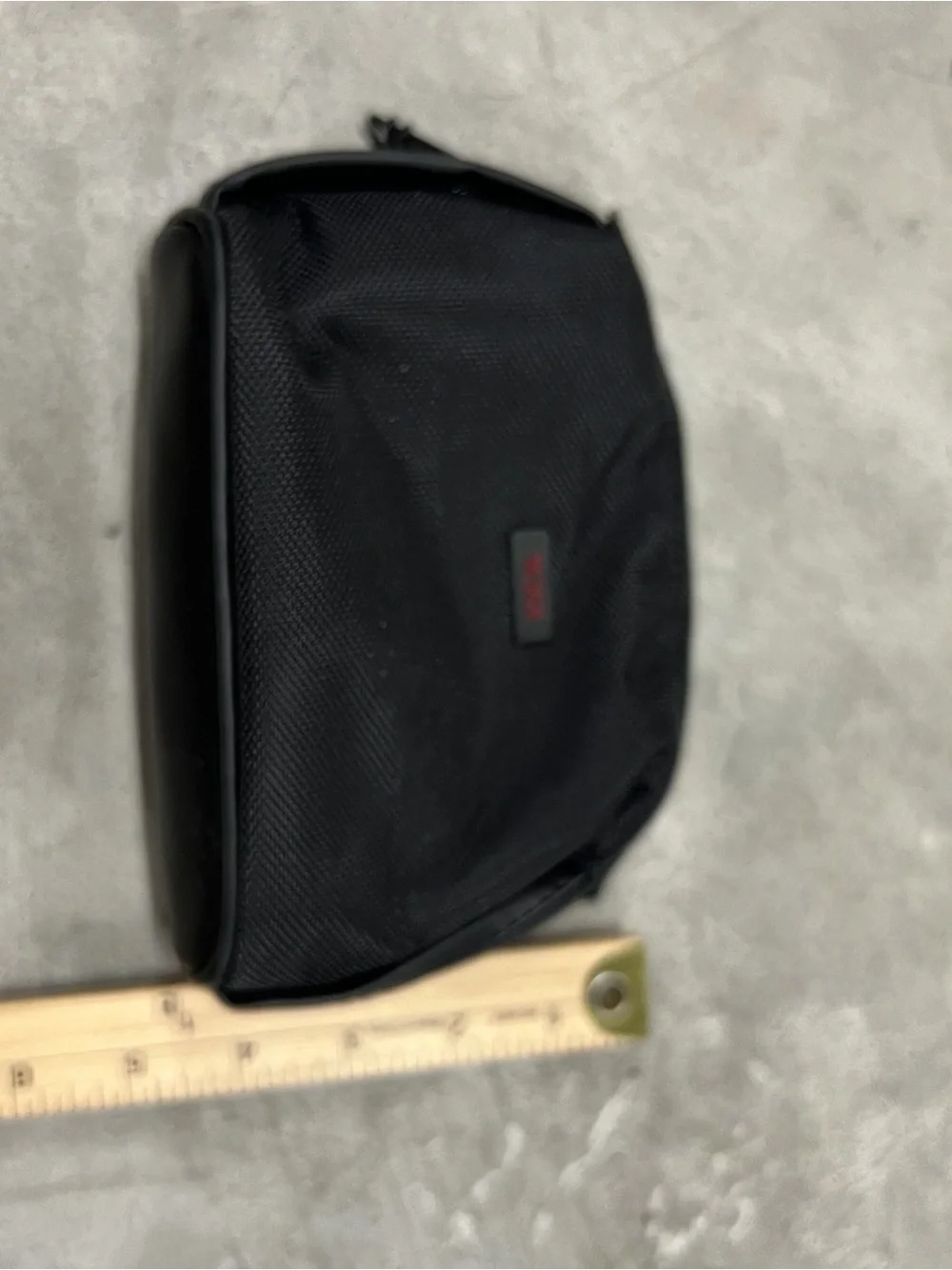 Rare TUMI For AirBerlin Black Toiletry Makeup Amenity Travel Kit Bag