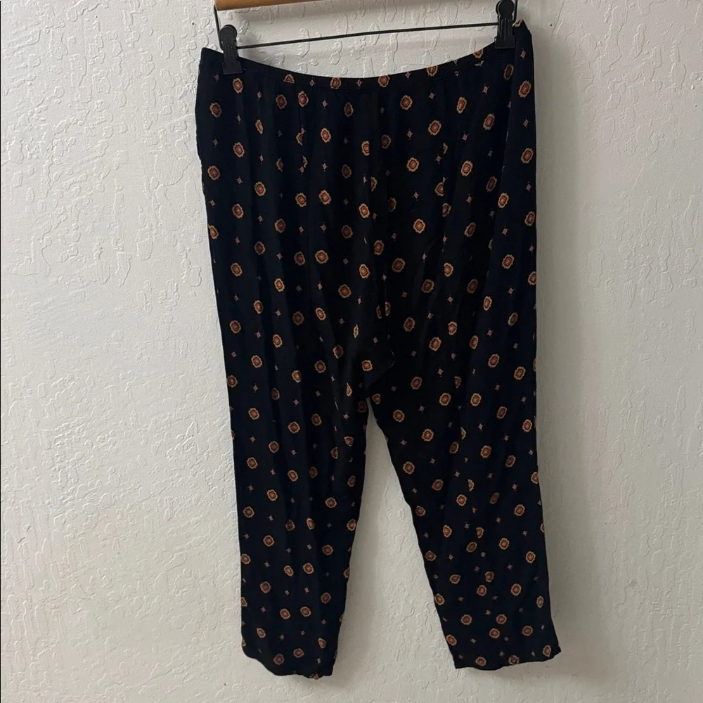 Free People Intimately Free Large Shirt Up Bottom Lounge Pants Ankle Slit Boho