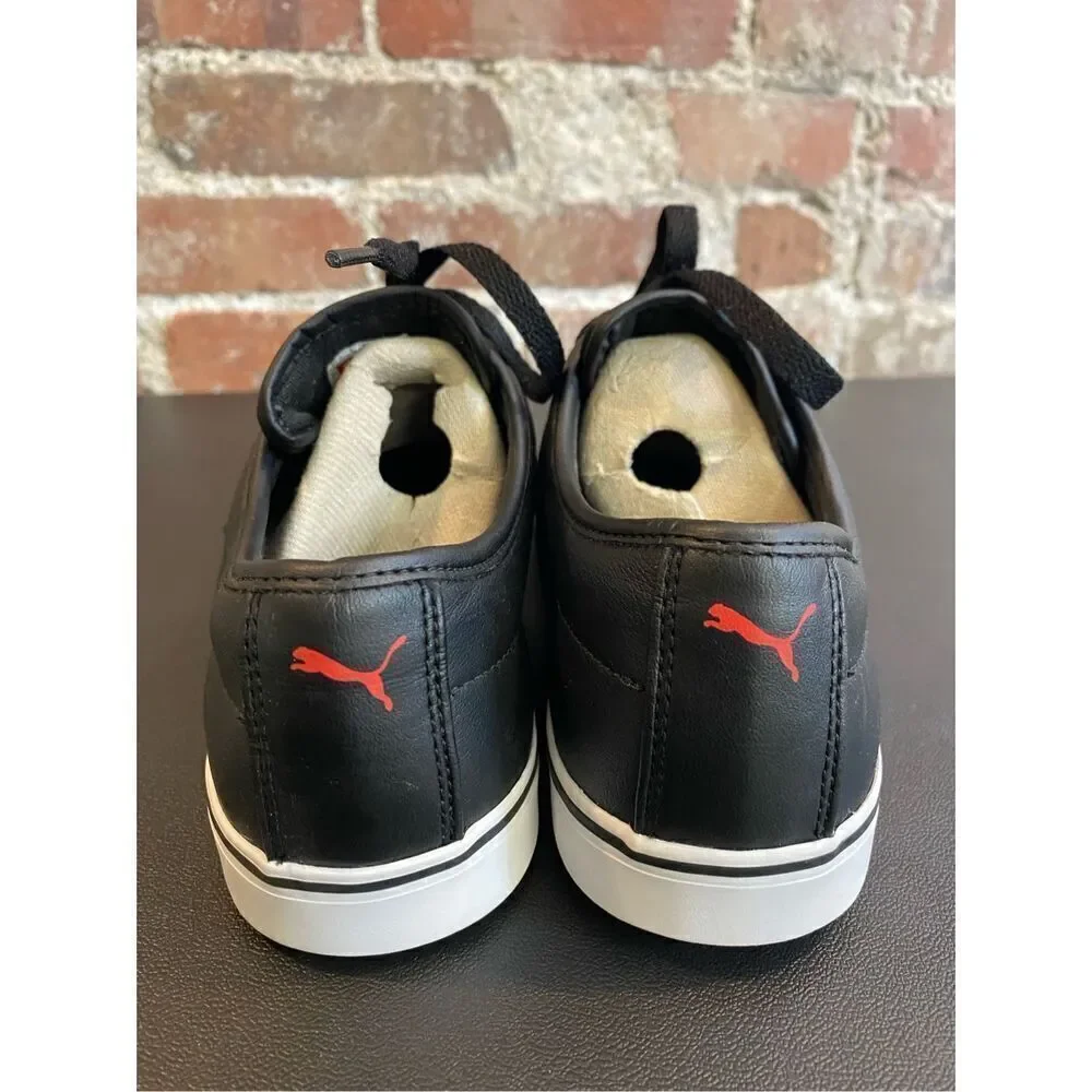 Puma black leather