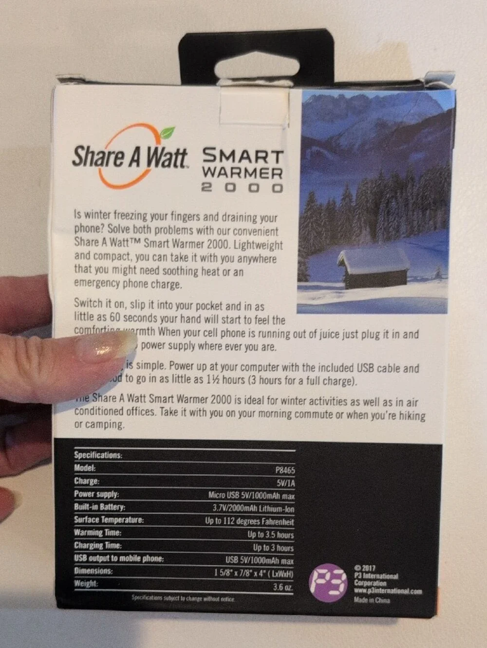 P3 International smart warmer