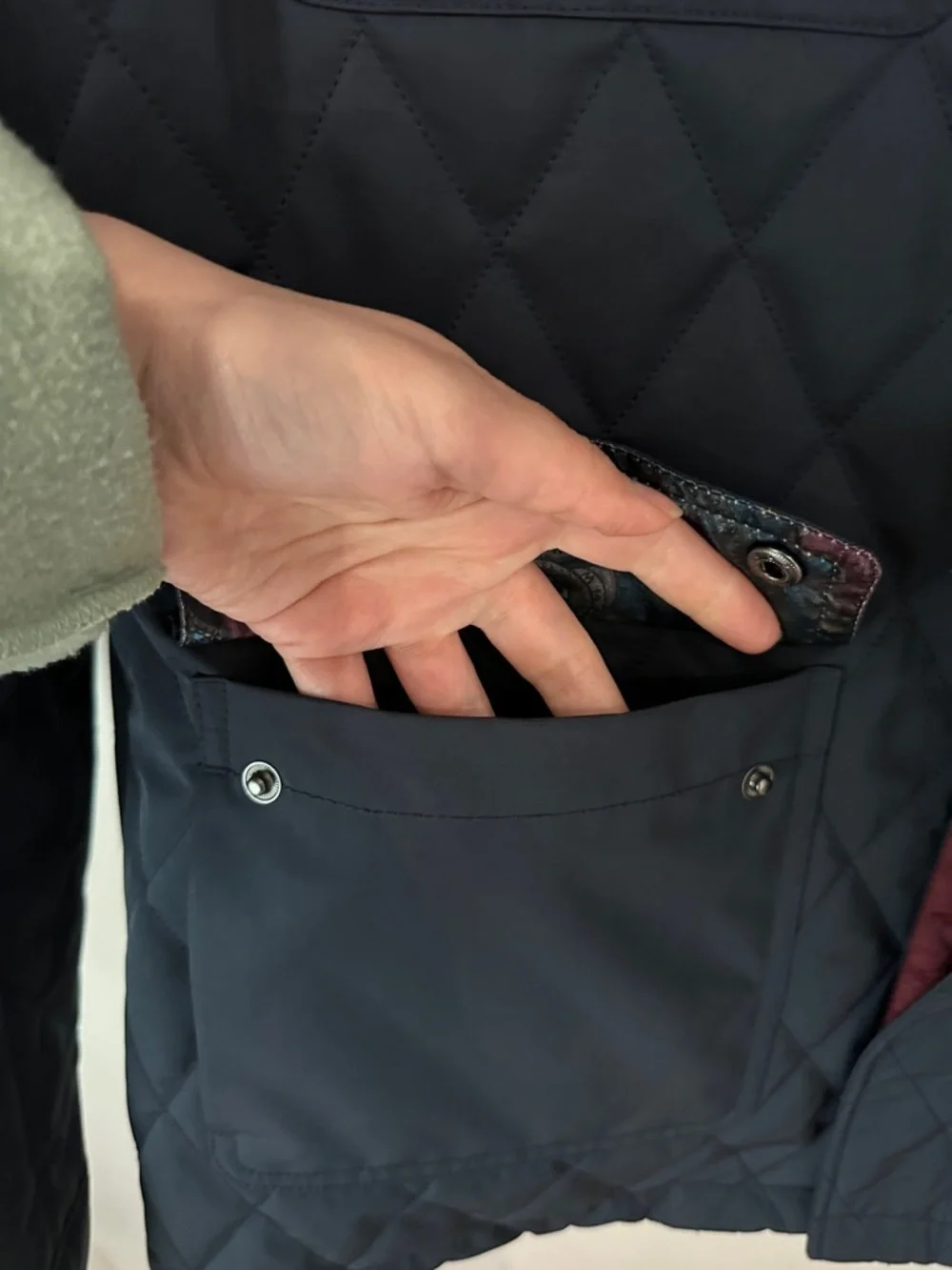 Ted Baker quilted military