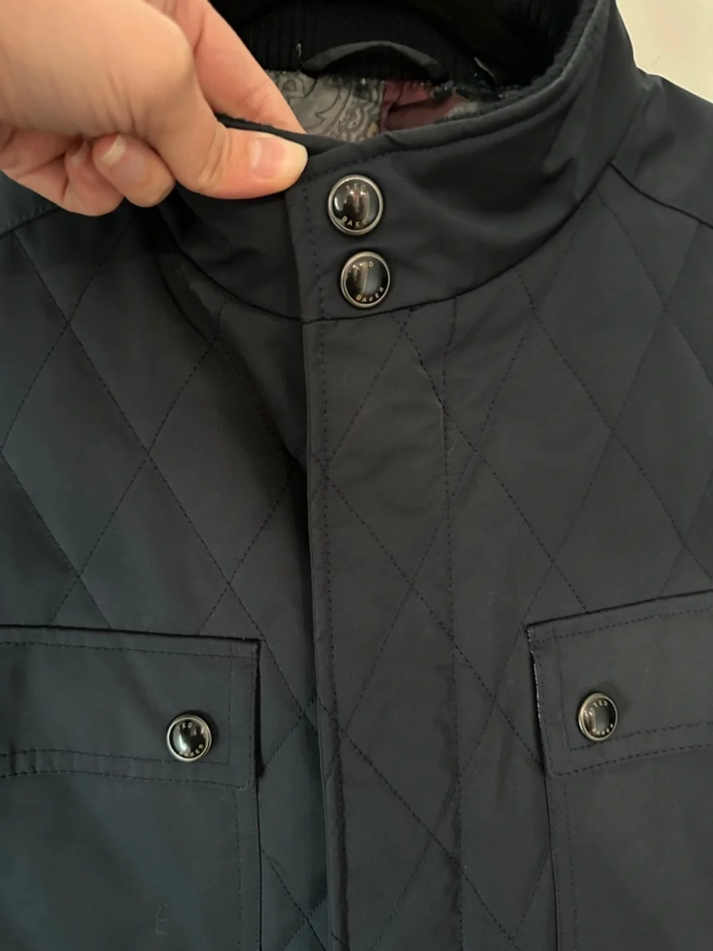 Ted Baker quilted military