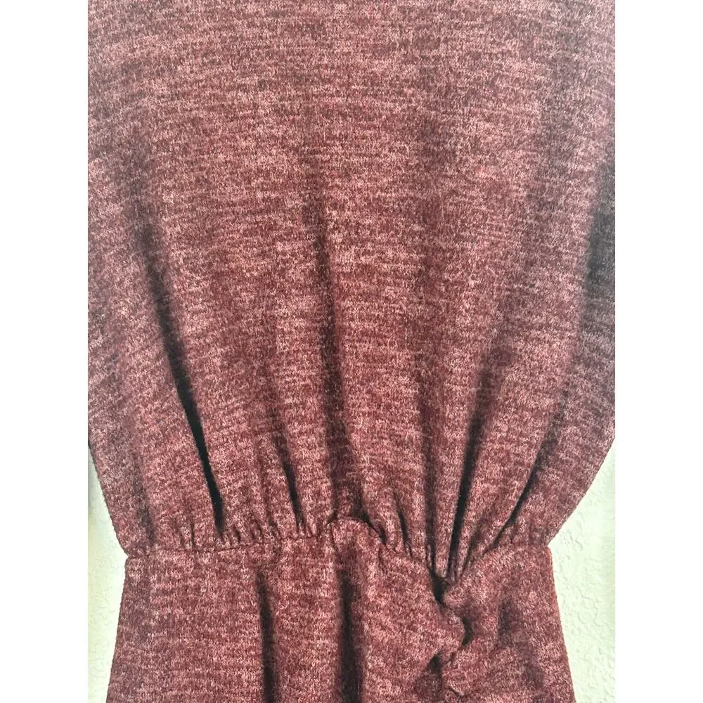 Lush burgundy long