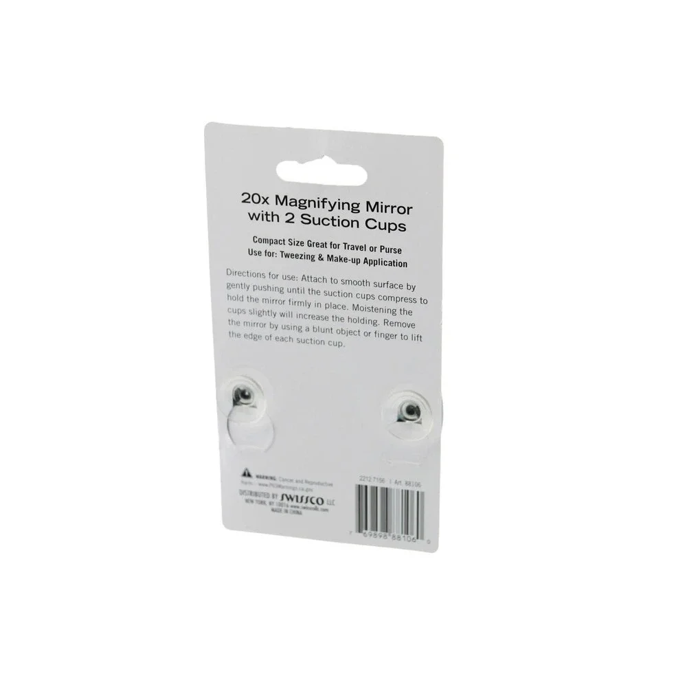 Swissco Suction Cup Mirror‎ 20x Magnification 88106