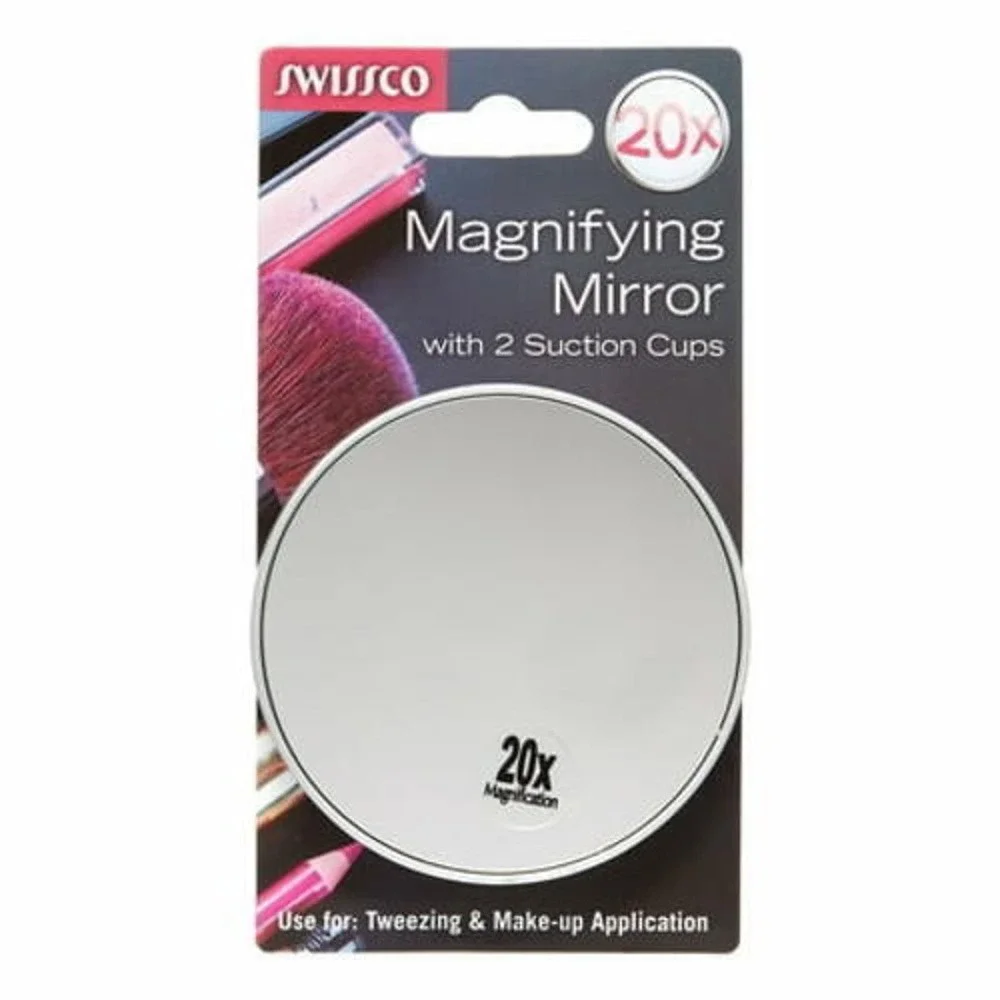 Swissco Suction Cup Mirror‎ 20x Magnification 88106