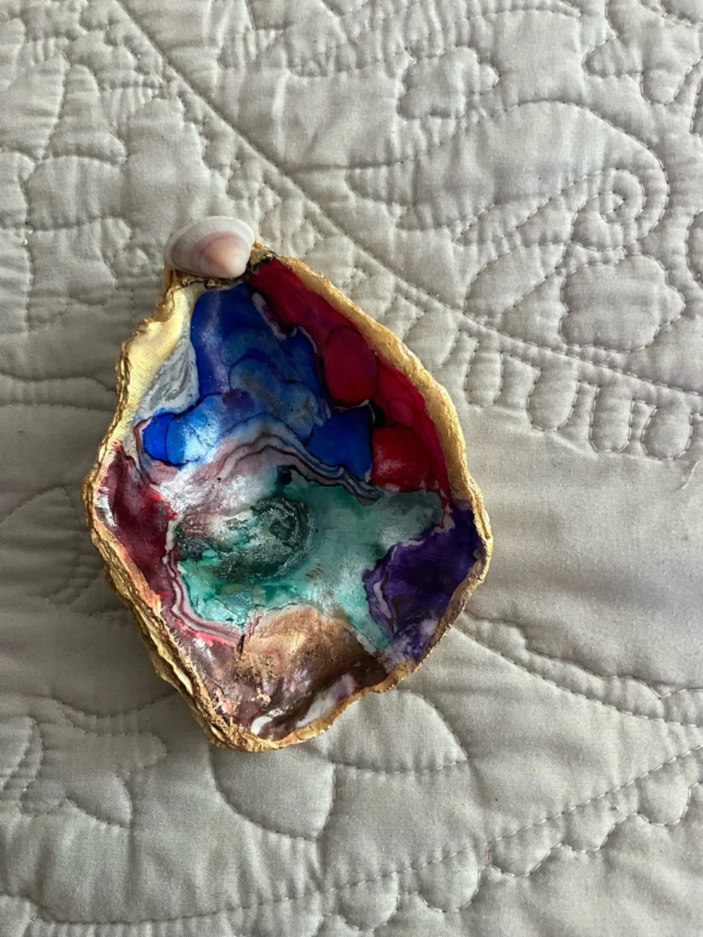 Hand Crafted vibrant hand
