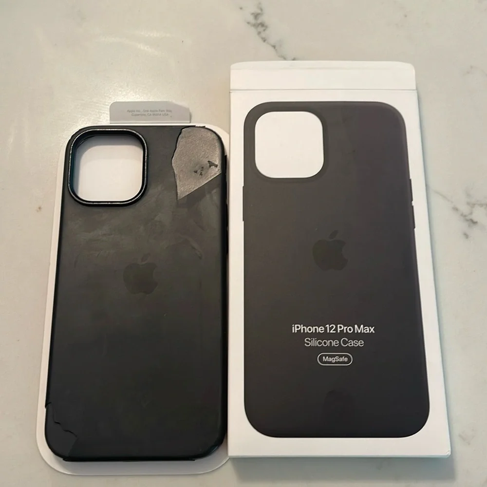 Black iPhone 12 Pro Max case