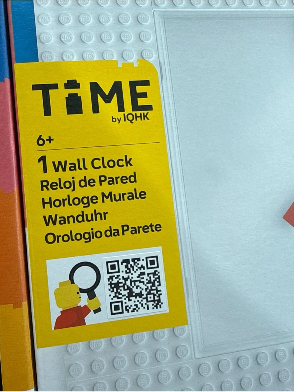 Lego wall clock