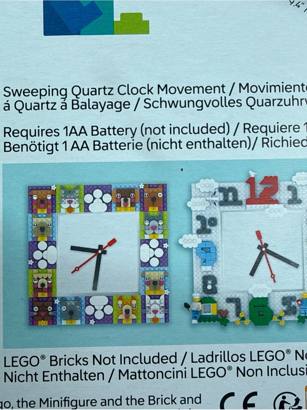 Lego wall clock