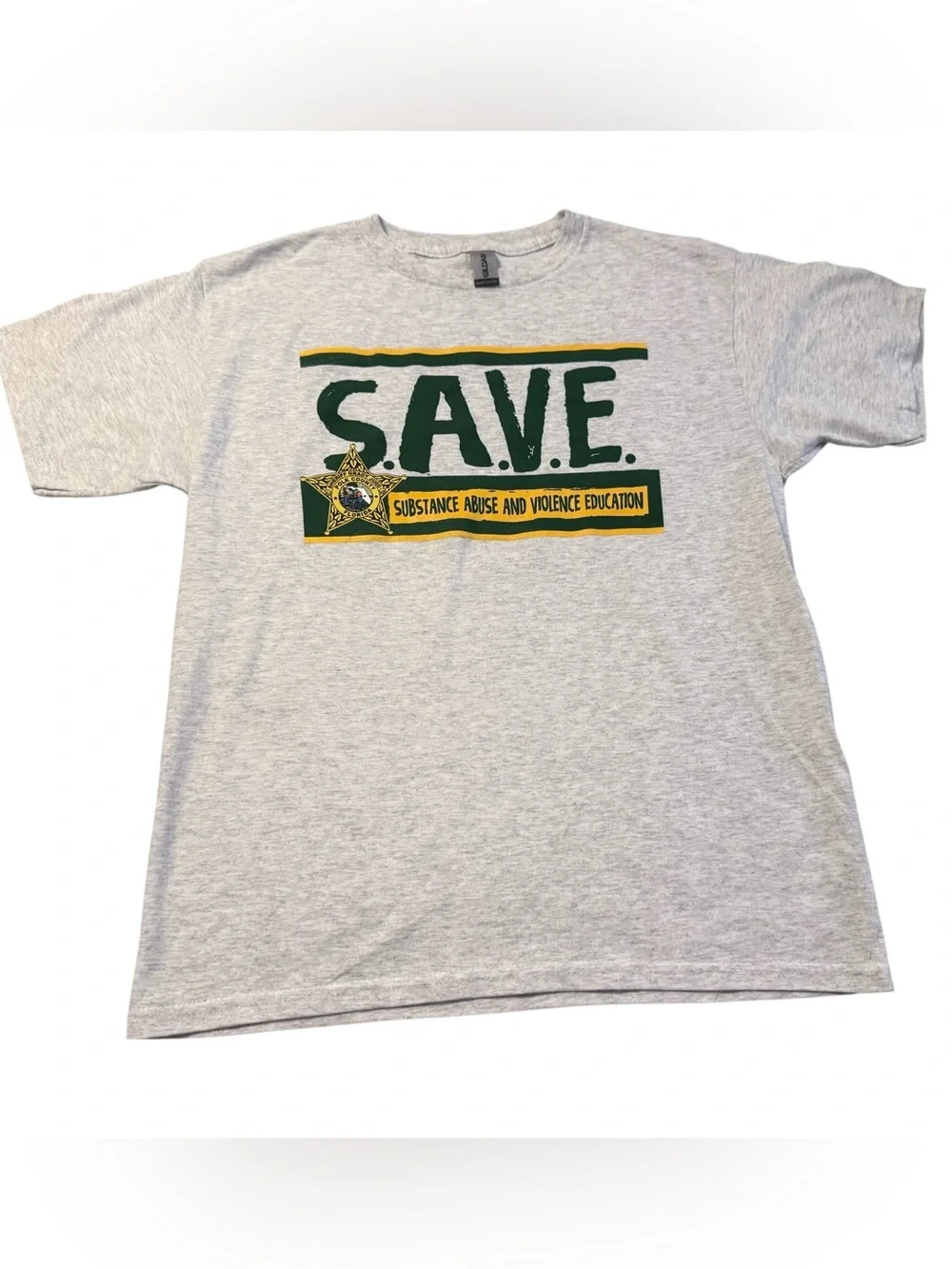 Vintage Infamous Sheriff Grady Judd/Polk Co. Sheriff’s S.A.V.E. T-Shirt (L)