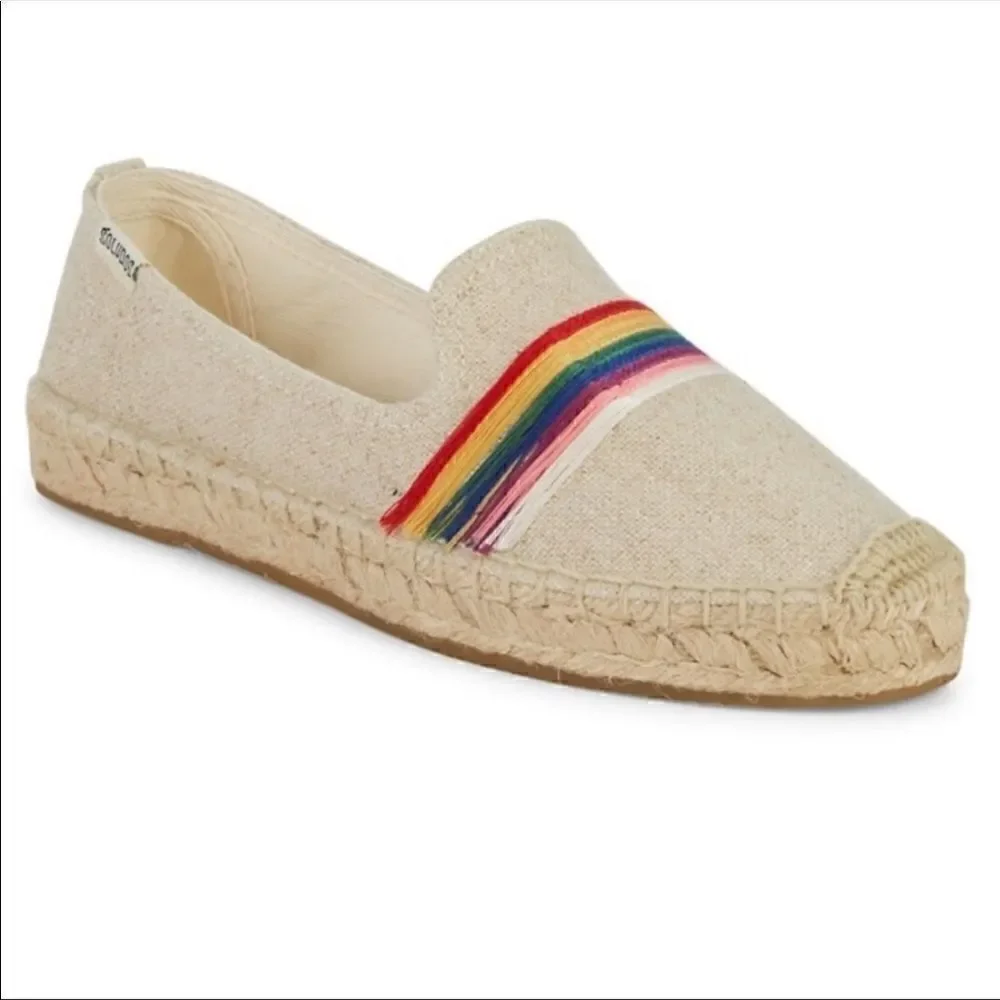 Soludos Pride Canvas Esapdrille Flat Slip on