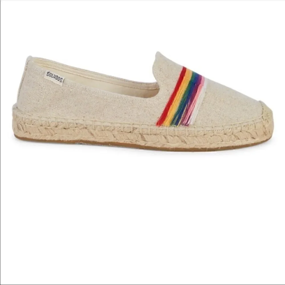 Soludos Pride Canvas Esapdrille Flat Slip on
