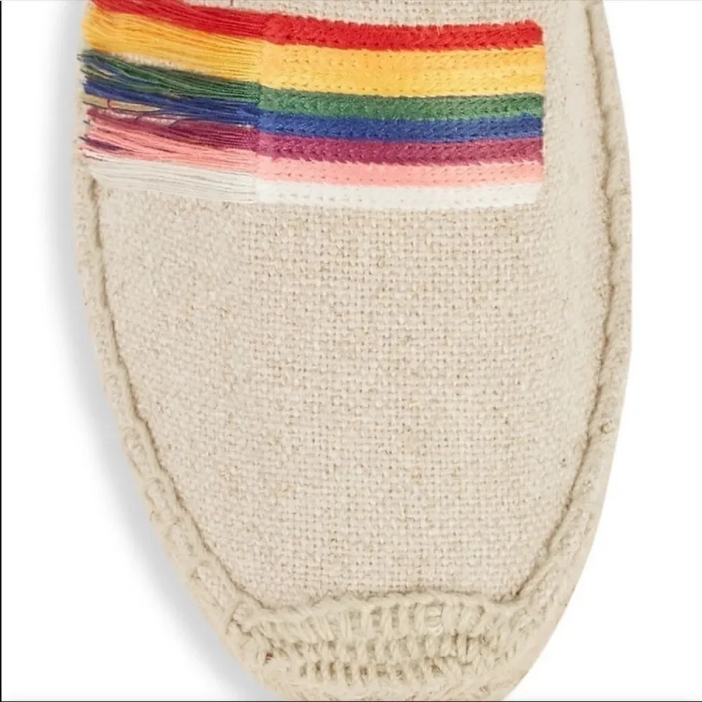 Soludos Pride Canvas Esapdrille Flat Slip on