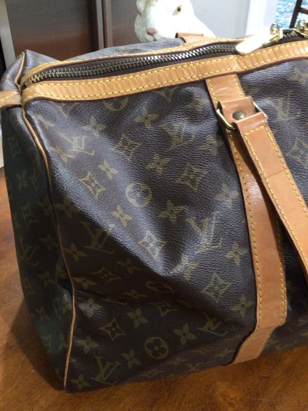 Louis Vuitton leather travel classic