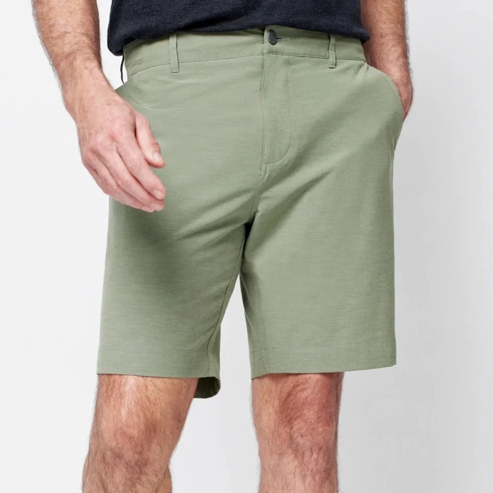 Faherty Men’s All Day Belt Loop Shorts Size 31 Olive Casual Summer Shorts