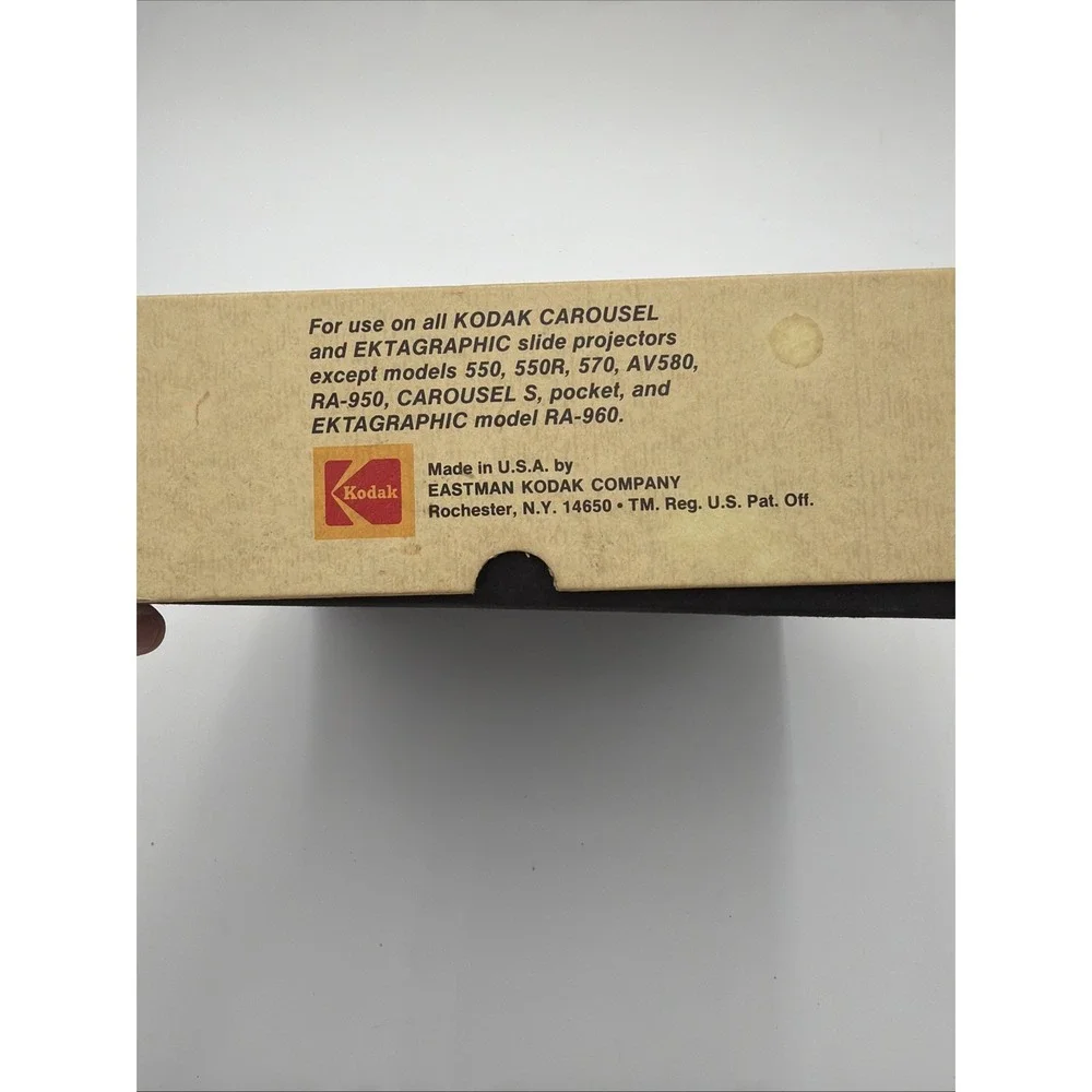 Vintage Kodak‎ Carousel Transvue 140 Slide Tray with Box