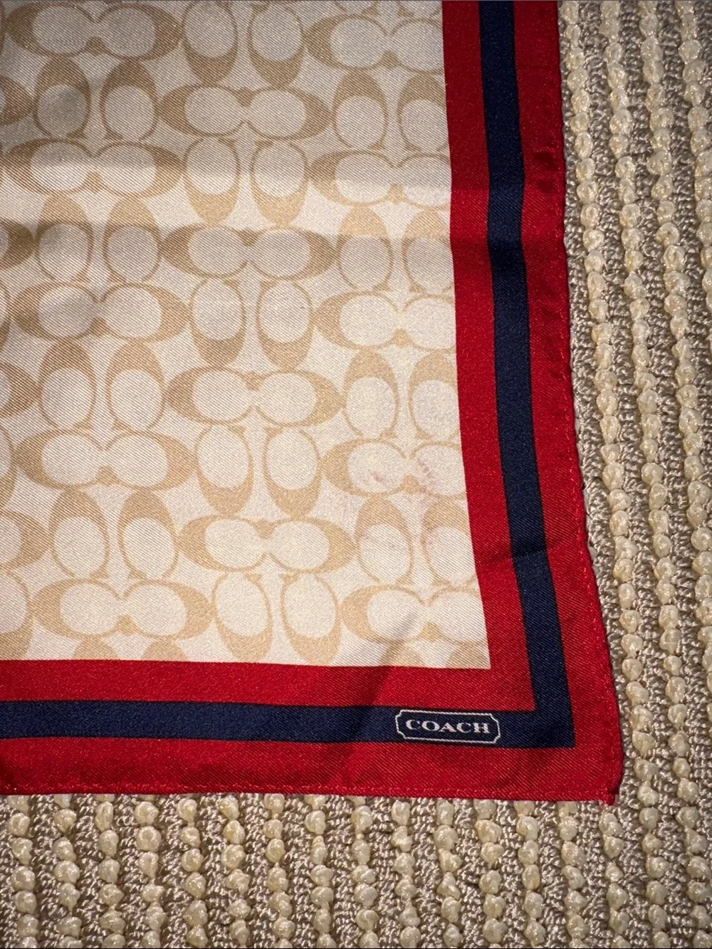 Coach vintage silk