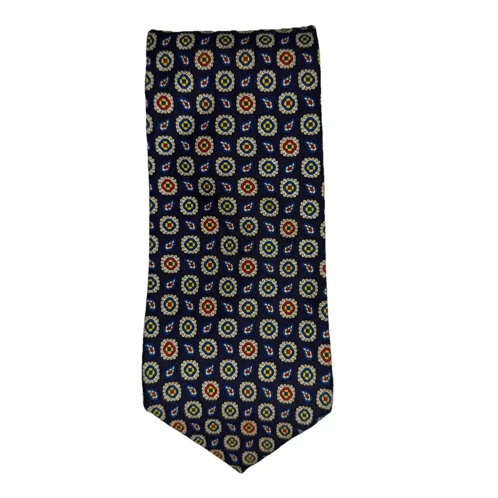 Brooks Brothers Makers 100% Silk Tie Designer Vintage Necktie Handmade USA Gift