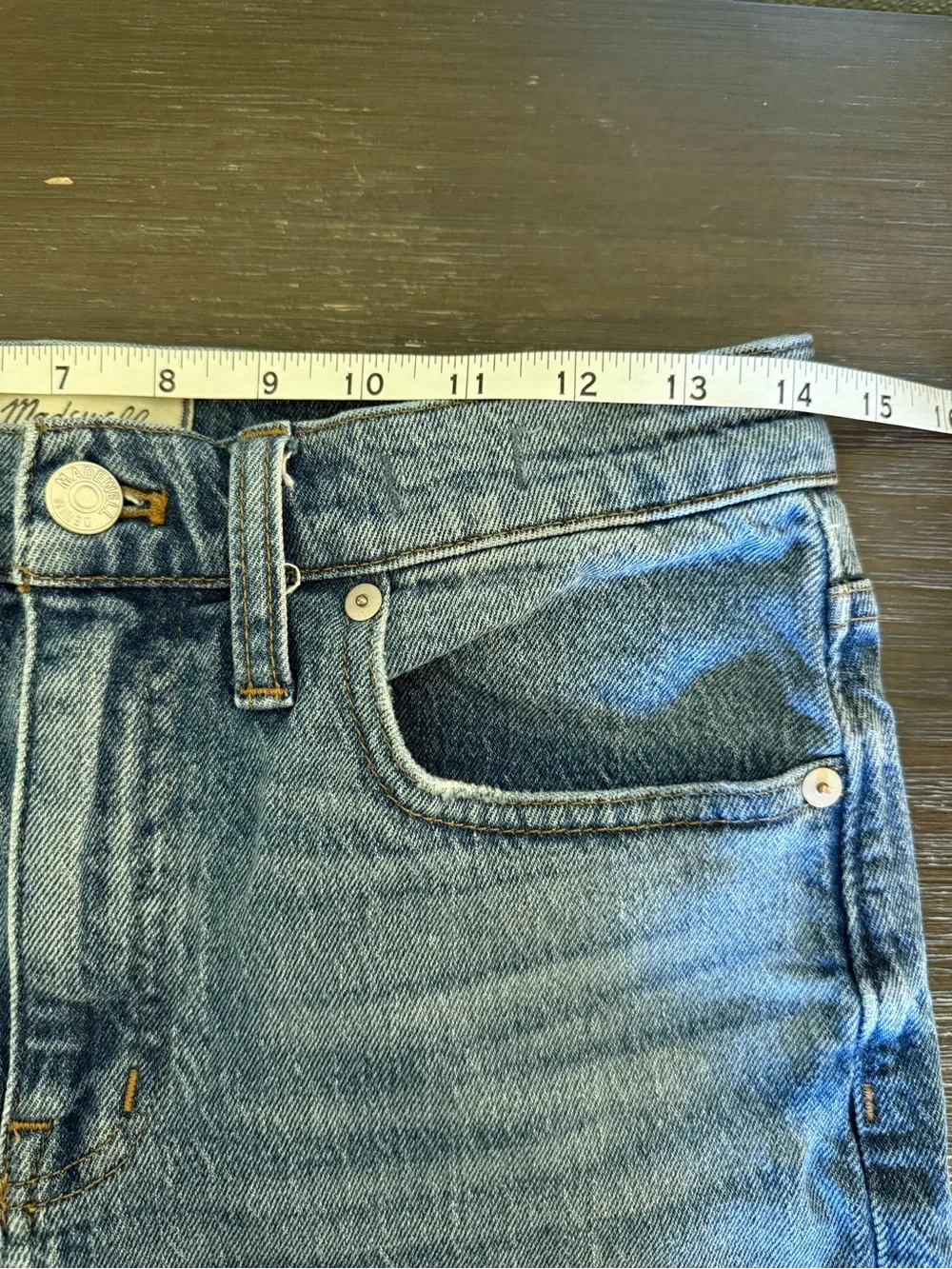Madewell women see measurements